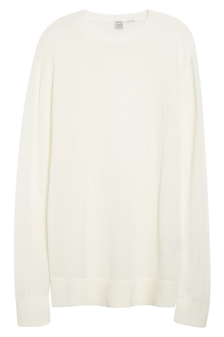 Long Sleeve Knit T-Shirt, Alternate, color, WHITE