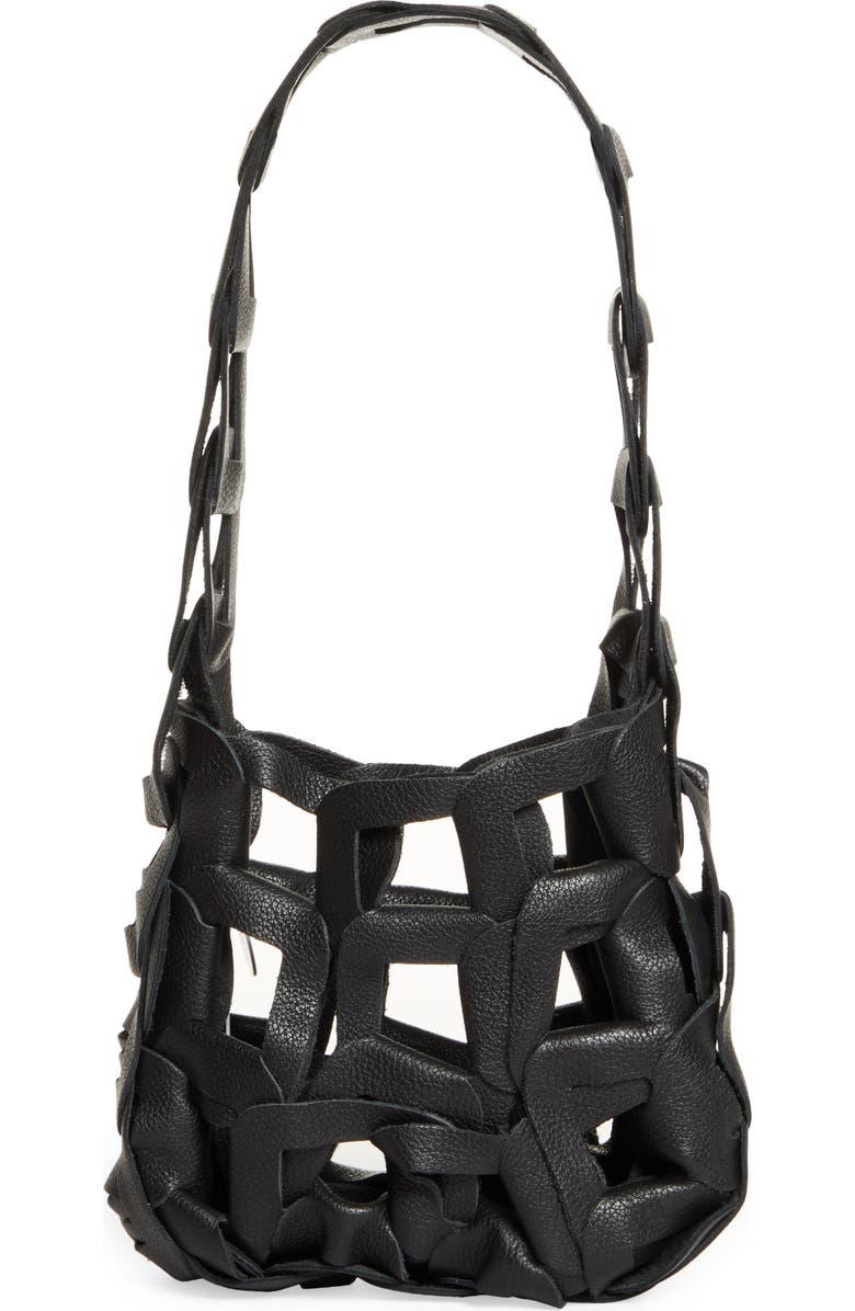SC103 Mini Links Leather Tote, Main, color,