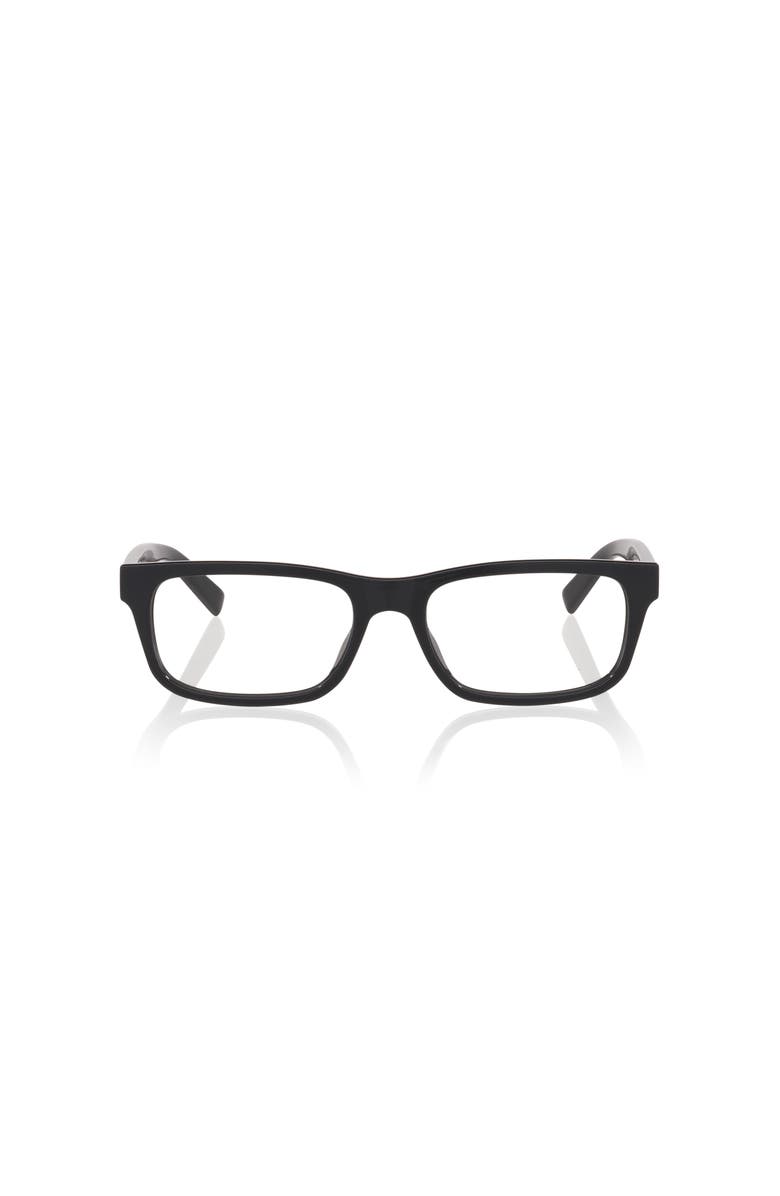 Gucci 56mm Rectangle optical glasses, Alternate, color, Blue