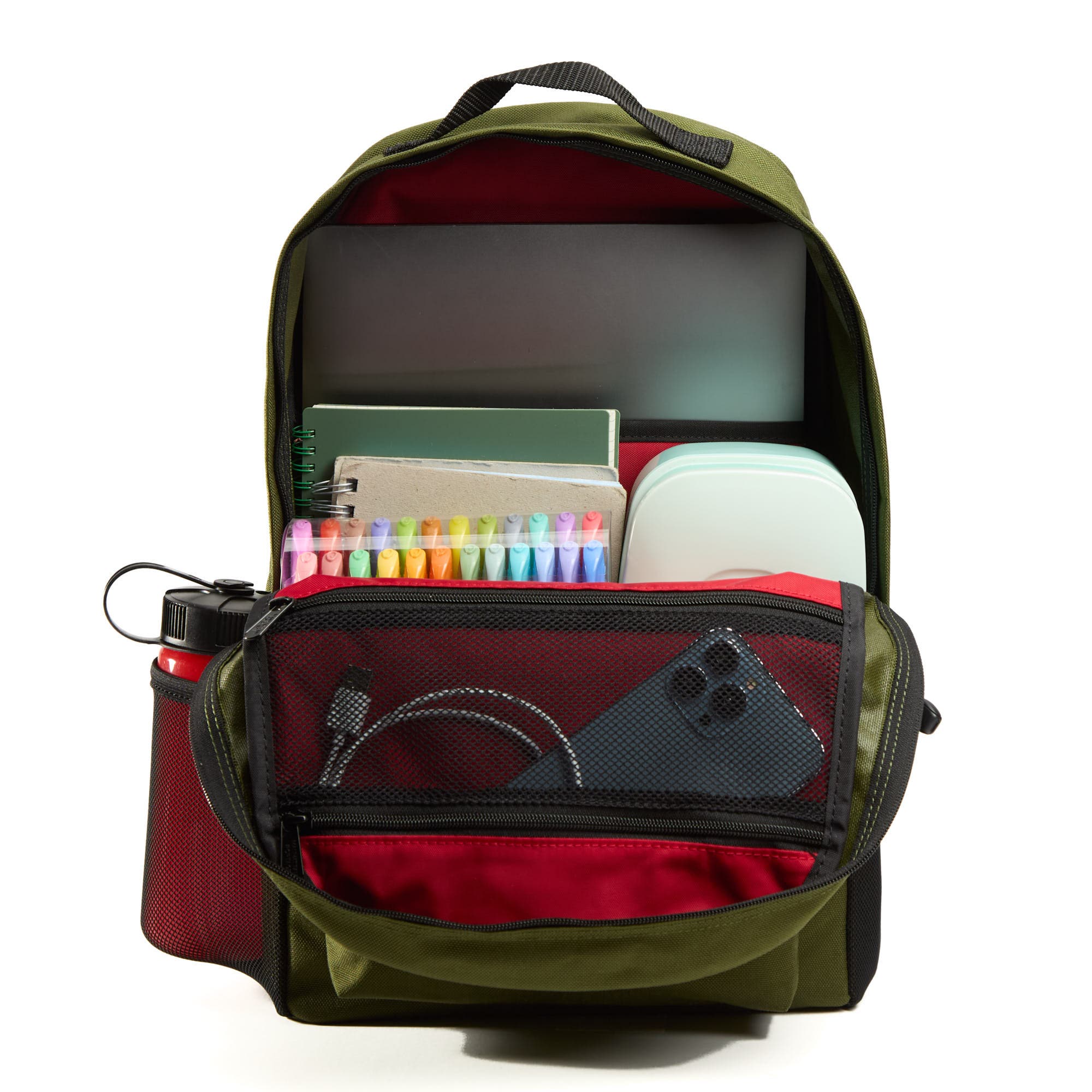 Knickerbocker backpack, Alternate, color, Olive