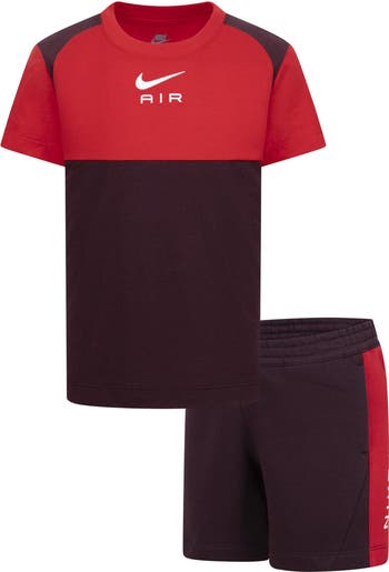 Kids' Air Logo T-Shirt & Fleece Shorts Set