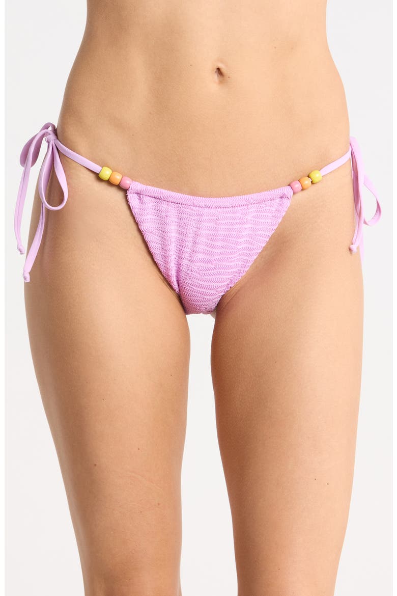 Bora Side Tie Bikini Bottoms, Main, color, BLOOM