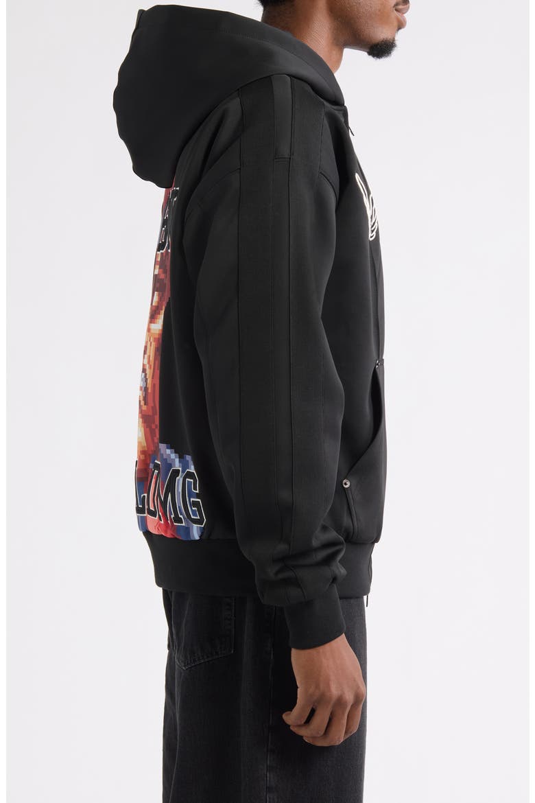 x Street Fighter II M Bison Padded Jacket, Alternate, color, BLACK