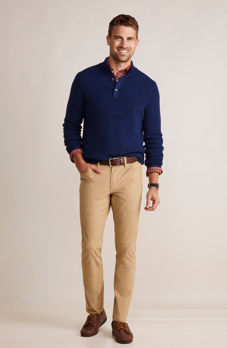 vineyard vines On-The-Go Water Repellent Stretch Canvas Pants, Alternate, color, Officer Khaki