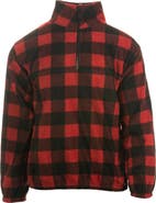 BURNSIDE Polar Fleece Quarter Zip Sweatshirt