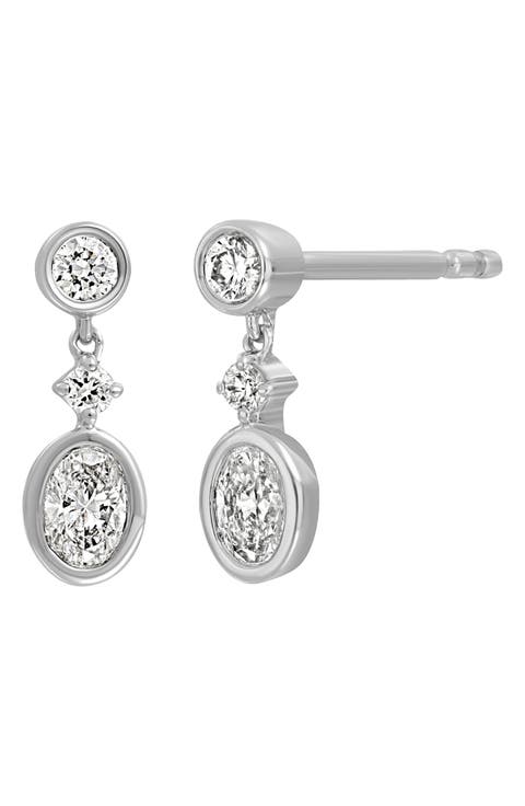 Monaco Diamond Drop Earrings