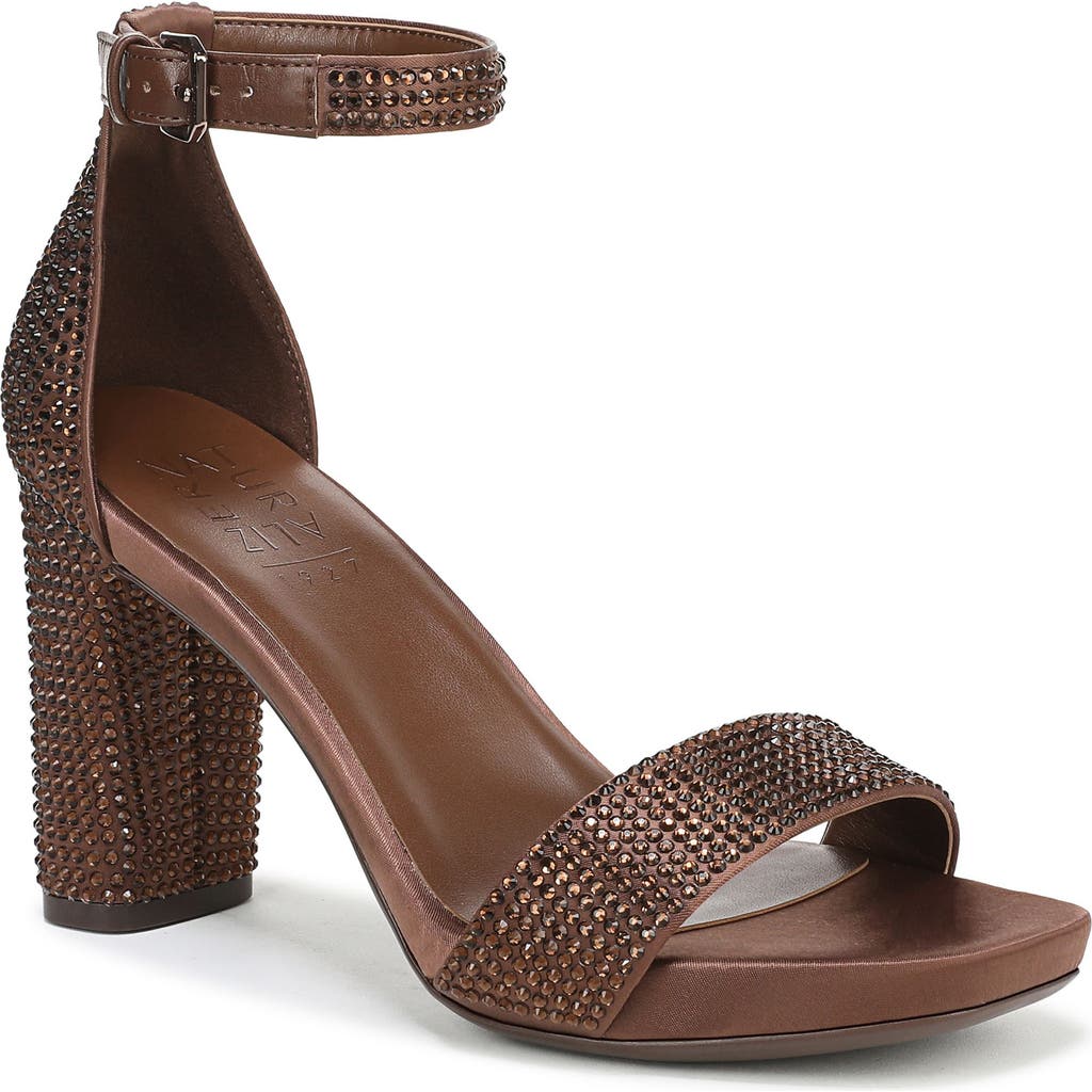 Naturalizer Joy Ankle Strap Sandal In Brown