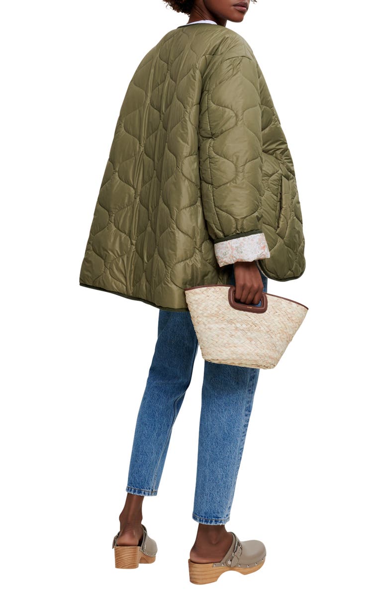 maje Brandino Reversible Quilted Jacket, Alternate, color, 