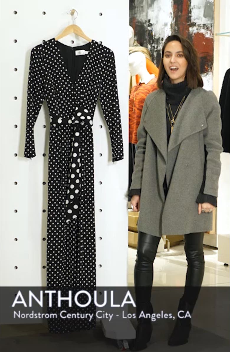 Polka Dot Crepe Jumpsuit, sales video thumbnail