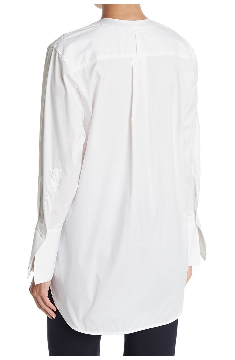 SEVENTY VENEZIA V-Neck Poplin Stretch Top, Alternate, color, 