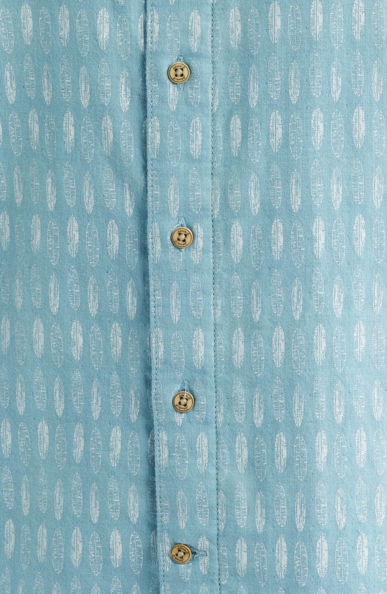 johnnie-O Beachley Short Sleeve Button-Up Shirt, Alternate, color, Maliblu