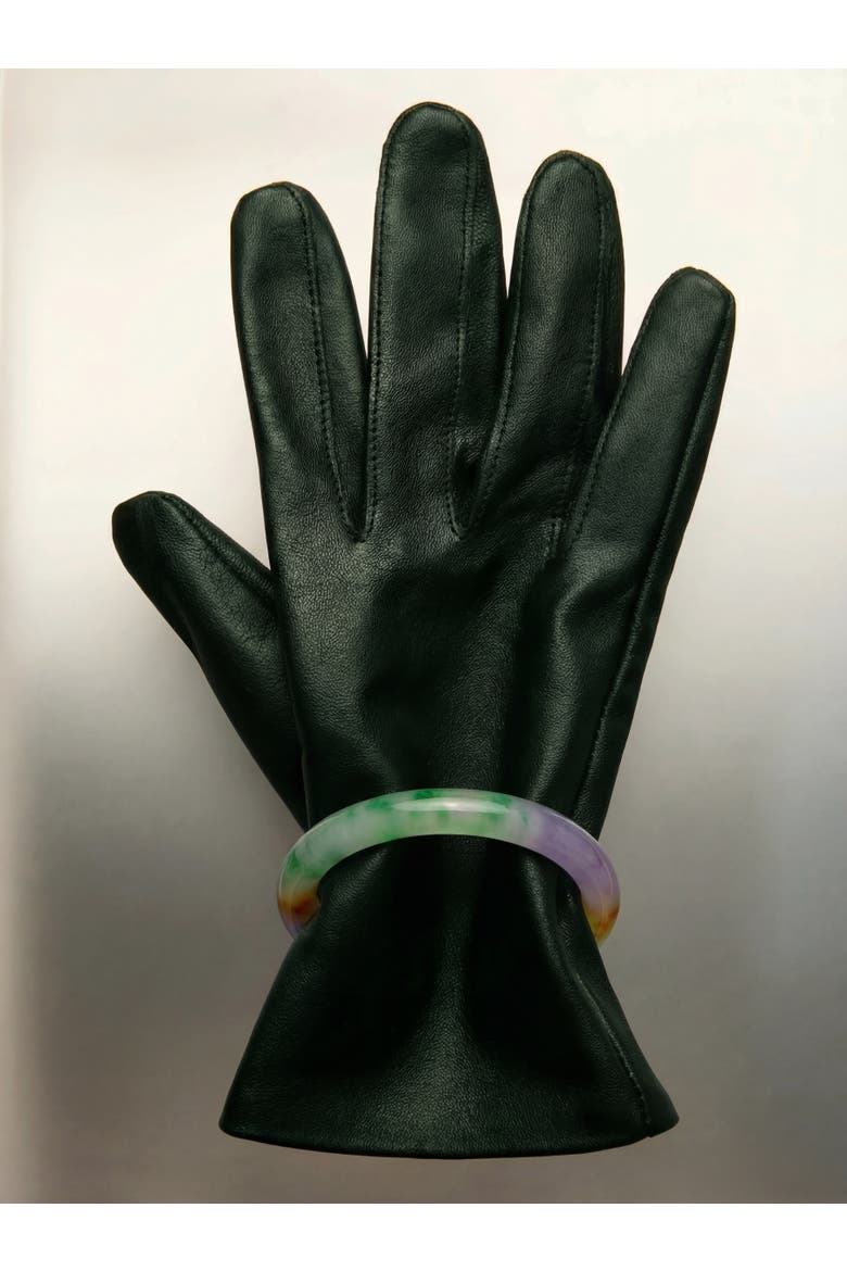 Lavender Field Multicolor Jade Stone Bangle, Alternate, color, Multicolor
