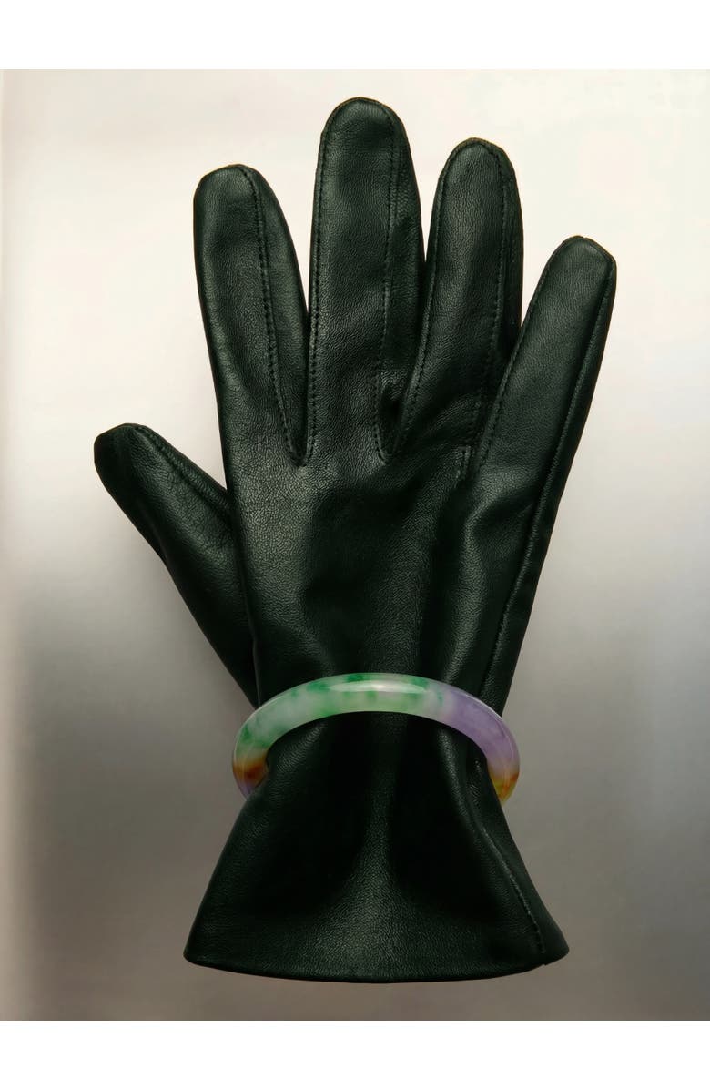 seree Lavender Field Multicolor Jade Stone Bangle, Alternate, color, Multicolor