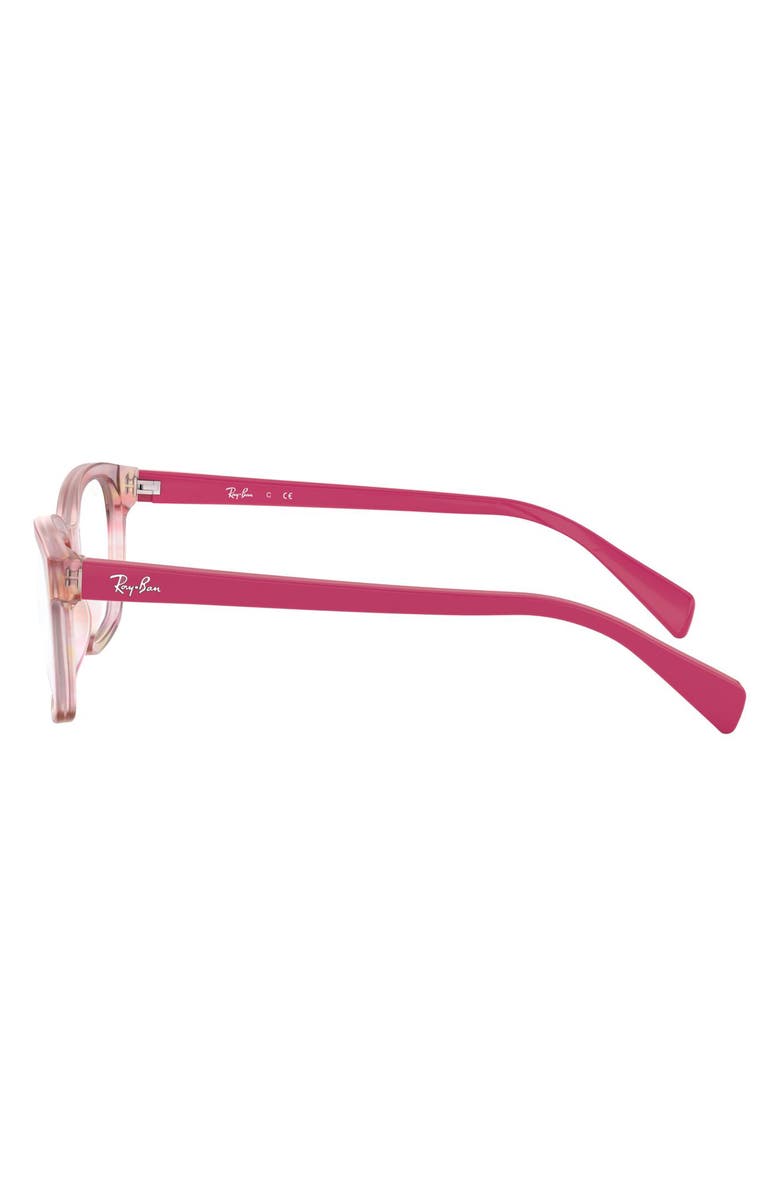 Ray-Ban 48mm Optical Glasses, Alternate, color, Fuchsia