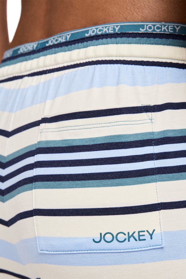 Women's Soft Touch Luxe Short, Alternate, color, Lake Stripe
