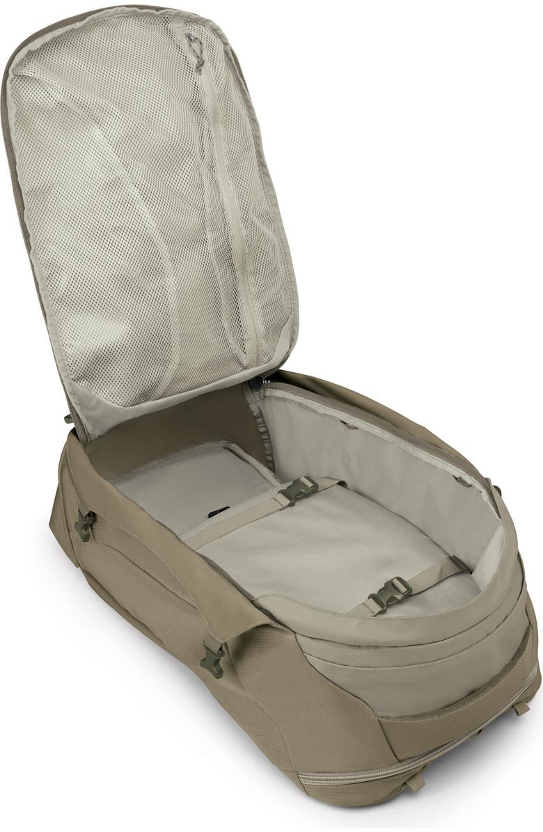 Osprey Farpoint 40-Liter Travel Carry-On Backpack, Alternate, color, Sawdust Tan