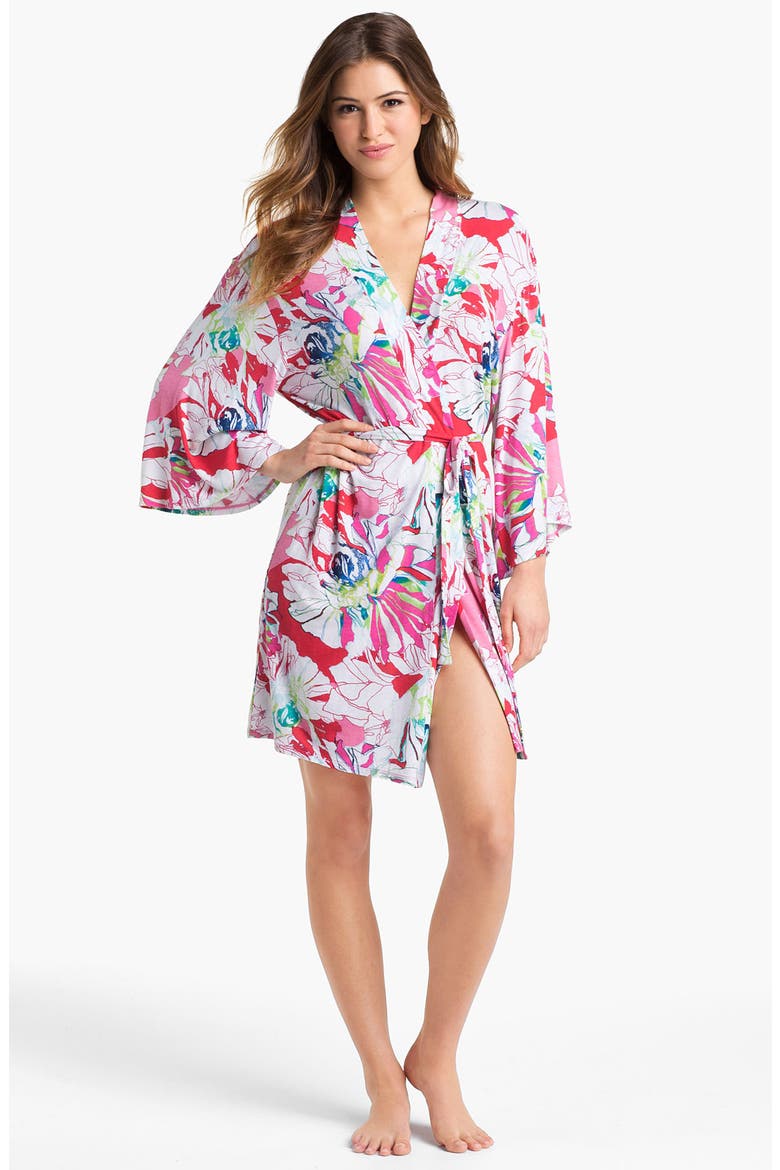 'Island Flower' Robe, Main, color, ISLAND FLOWER MULTI