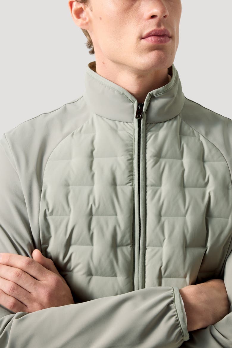 Dajan Hybrid Jacket, Alternate, color, Eucalyptus