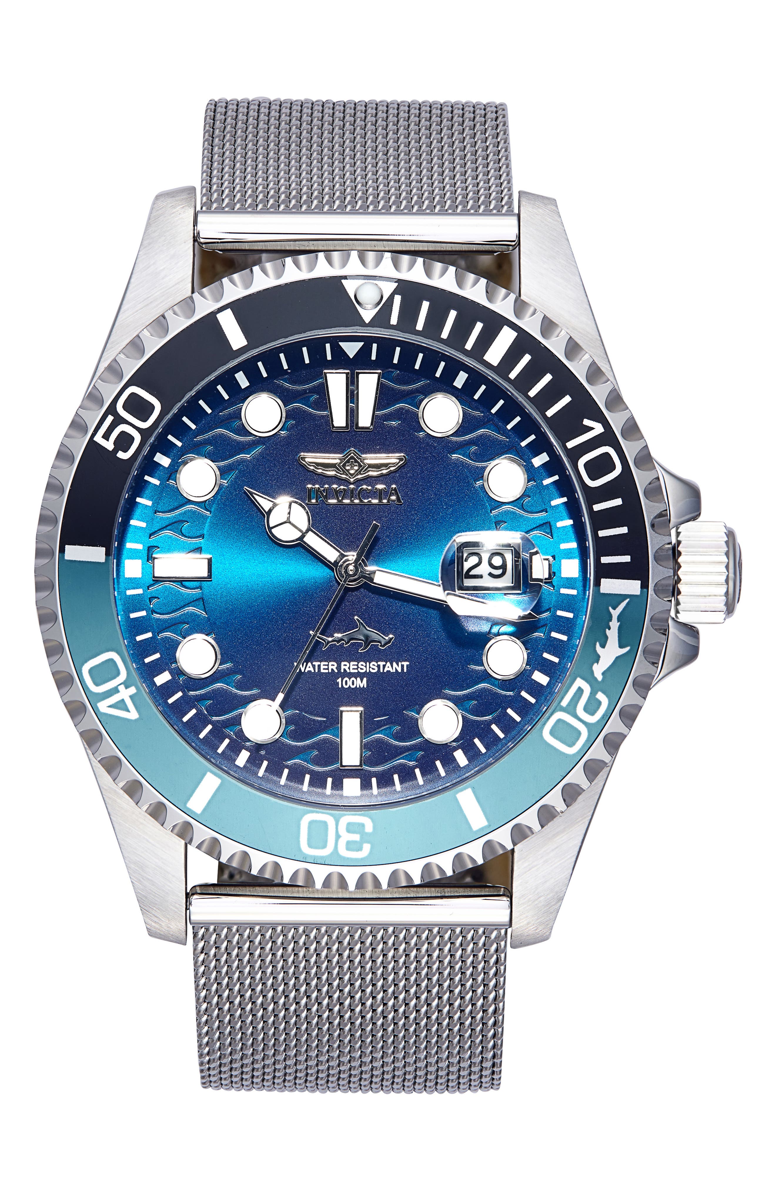 INVICTA Pro Diver Quartz Bracelet Watch, 43mm