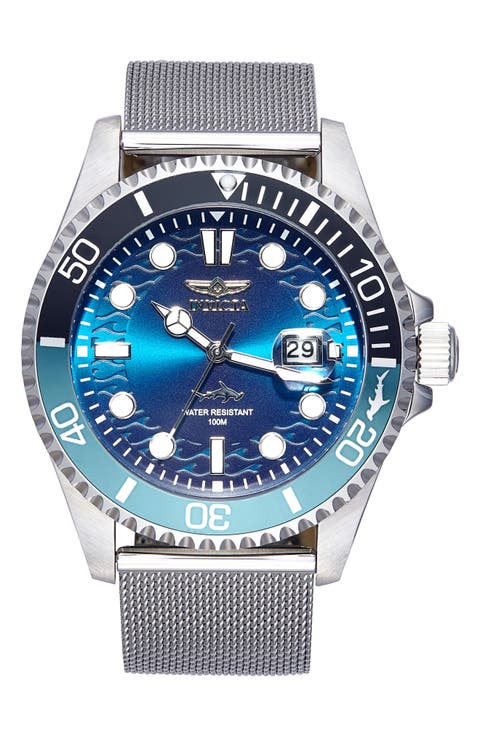 Pro Diver Quartz Bracelet Watch, 43mm