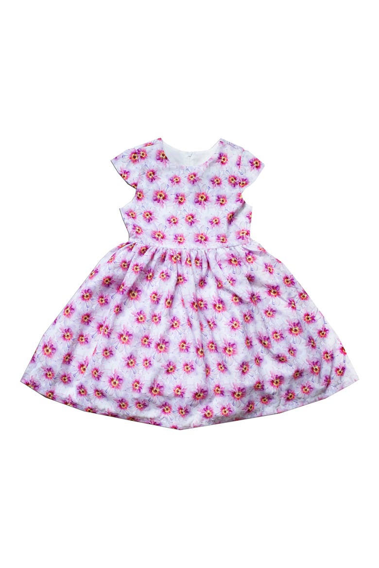 Kids' Valerie Floral Print Dress, Main, color, PINK