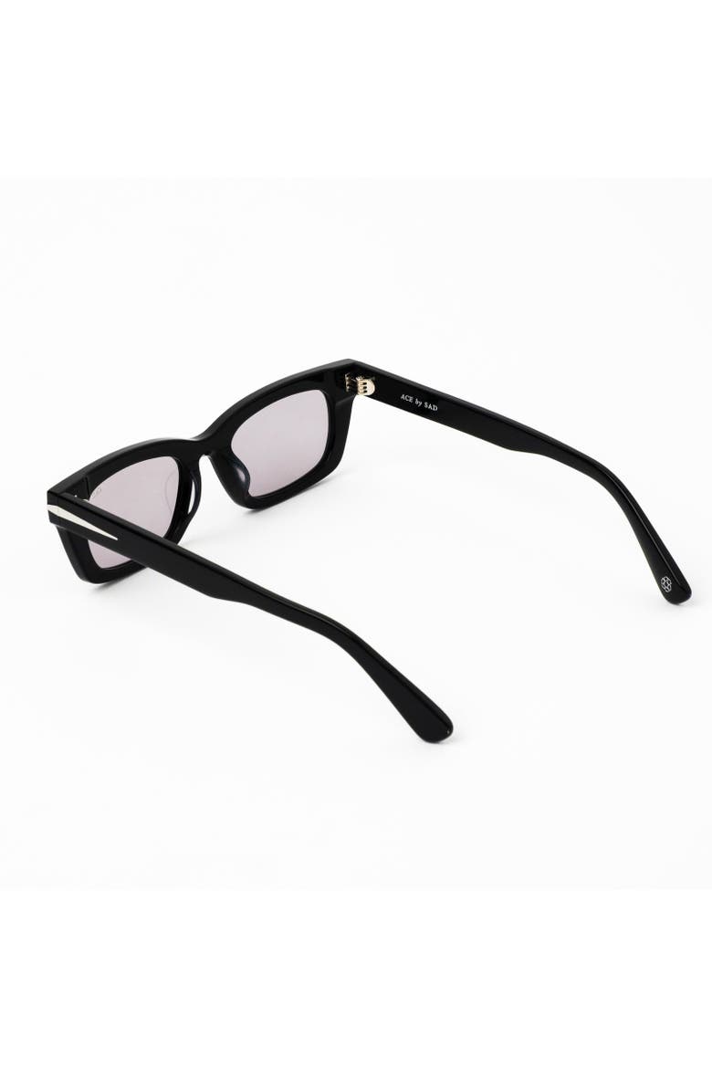 Ace Sunglasses, Alternate, color, Gloss Black - Tinted Grey