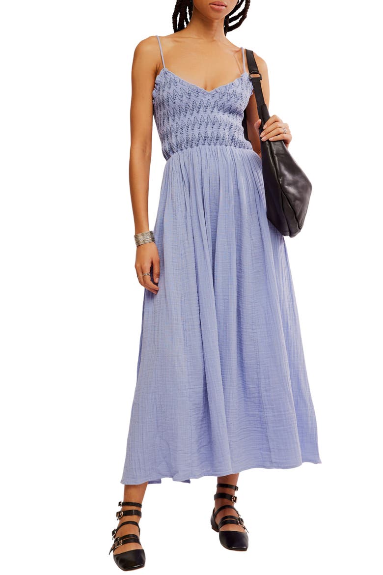 white maxi dress cotton Oberon Eyelet Lace-Up Back Color:Cabin Plaid this dress is a season-code:CORE Champagne Field Dress and