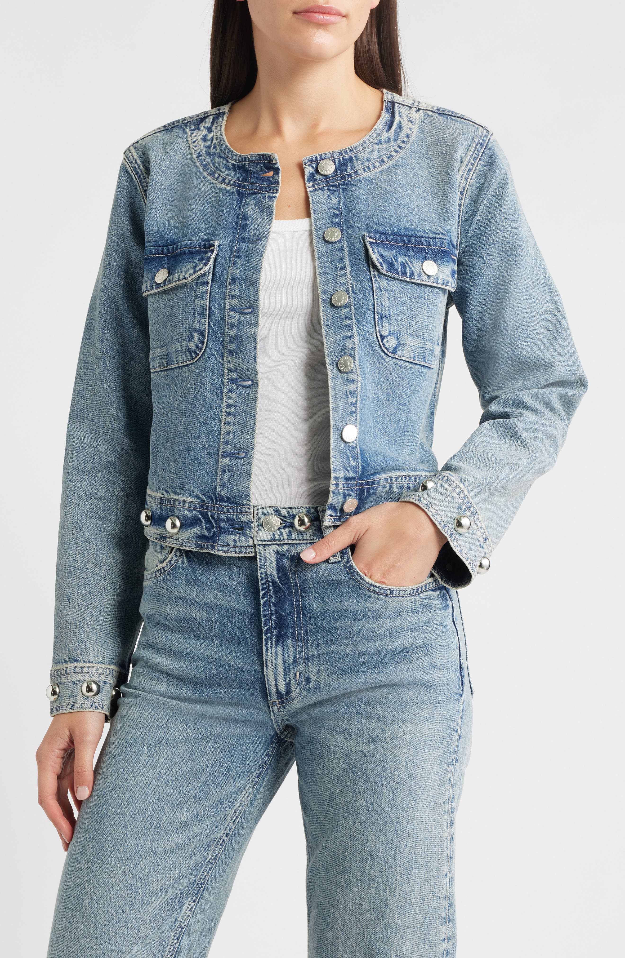 Rails Capistrano Crop Denim Jacket
