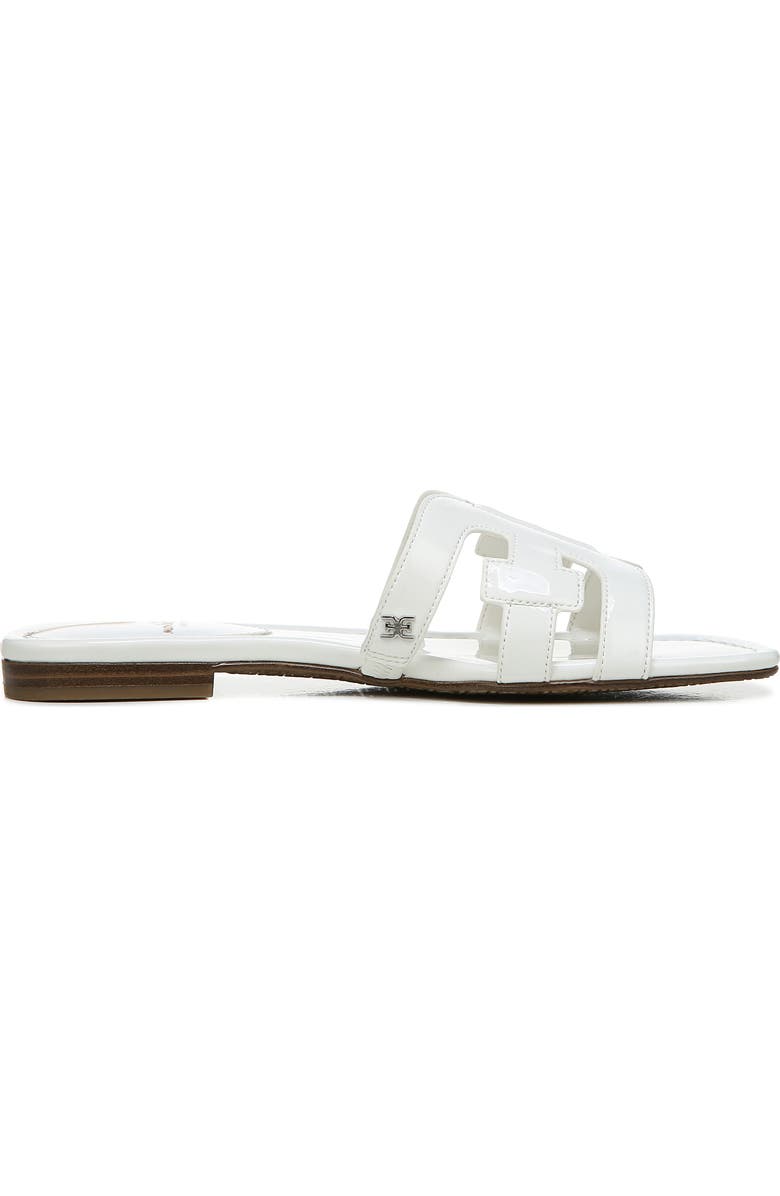 Sam Edelman Bay Cutout Slide Sandal - Wide Width Available, Alternate, color, White/ White