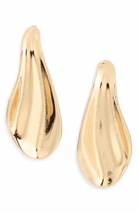 Pebble Wave Drop Earrings
