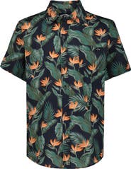 Billabong Kids' Sundays Tropical Short Sleeve Button-Down Shirt