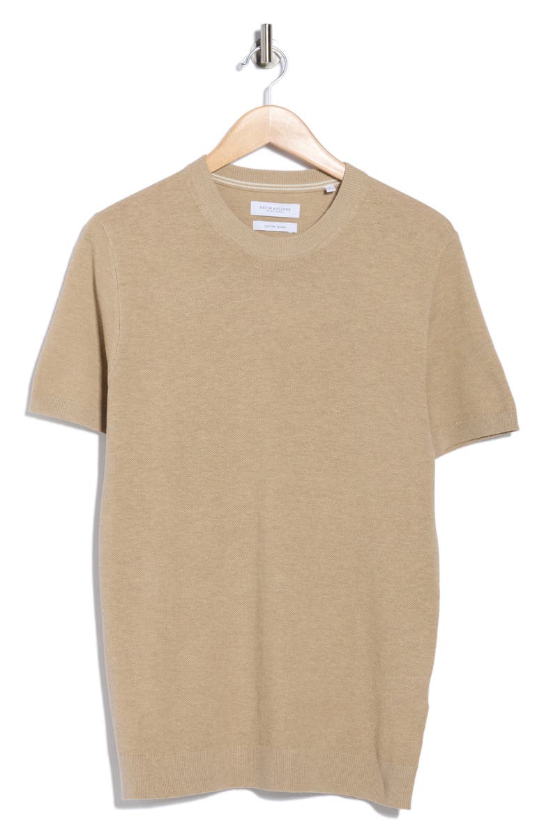 DENIM AND FLOWER True Sweater T-Shirt, Alternate, color, Beige