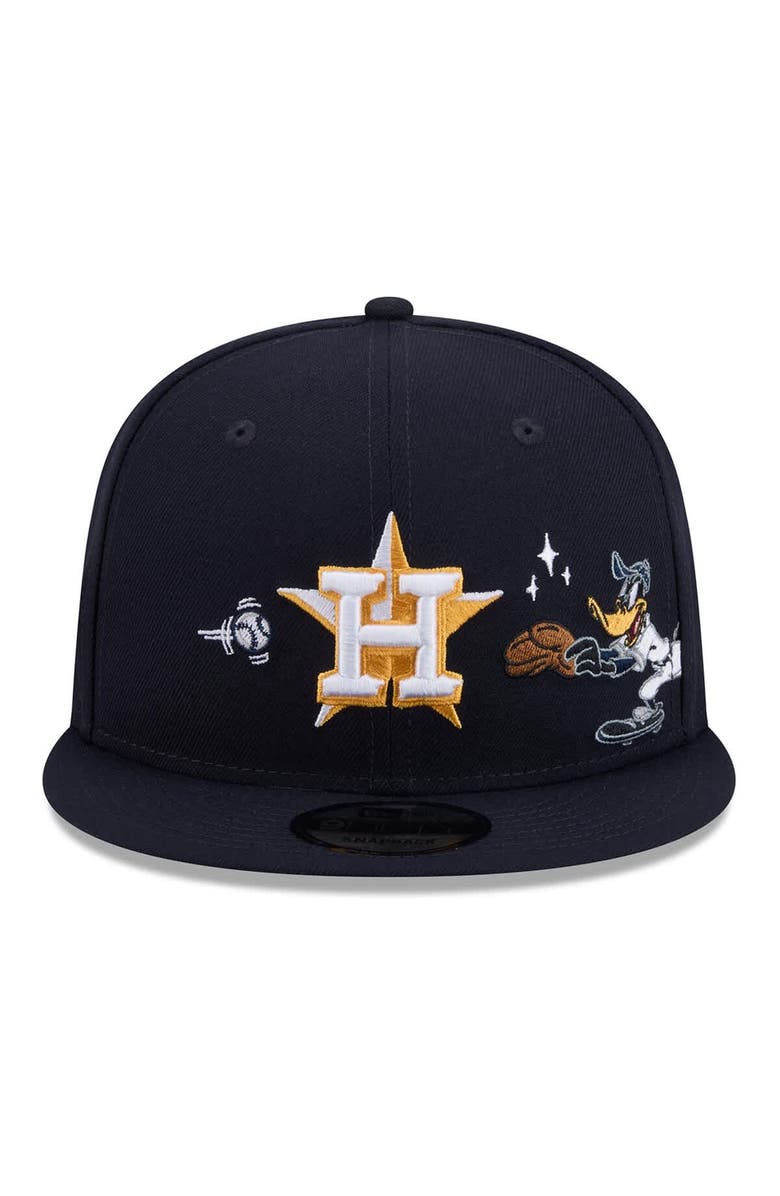 New Era Men's New Era Navy Houston Astros Looney Tunes Daffy Duck 9FIFTY Snapback Hat, Alternate, color, Navy