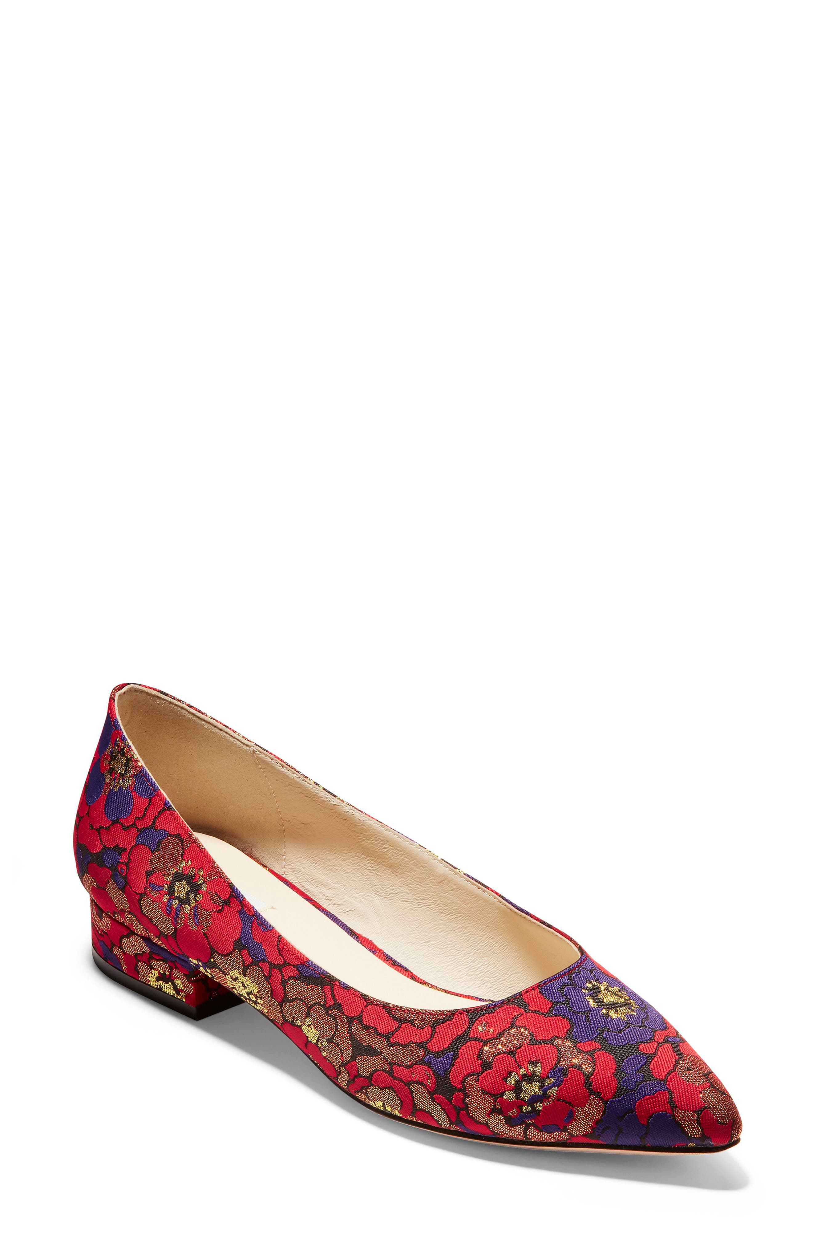 Vesta Skimmer Pump, Main, color, CHRYSTIE FLORAL FABRIC
