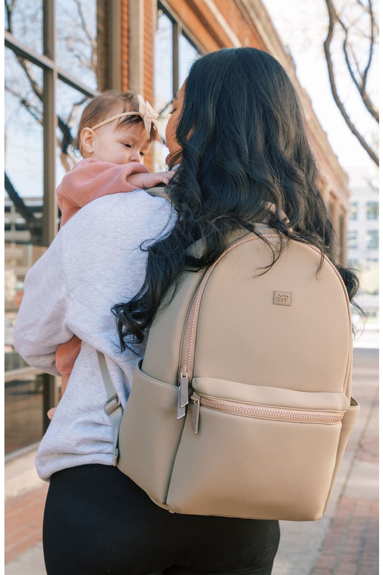 Seoul City Diaper Backpack, Alternate, color, ASPEN
