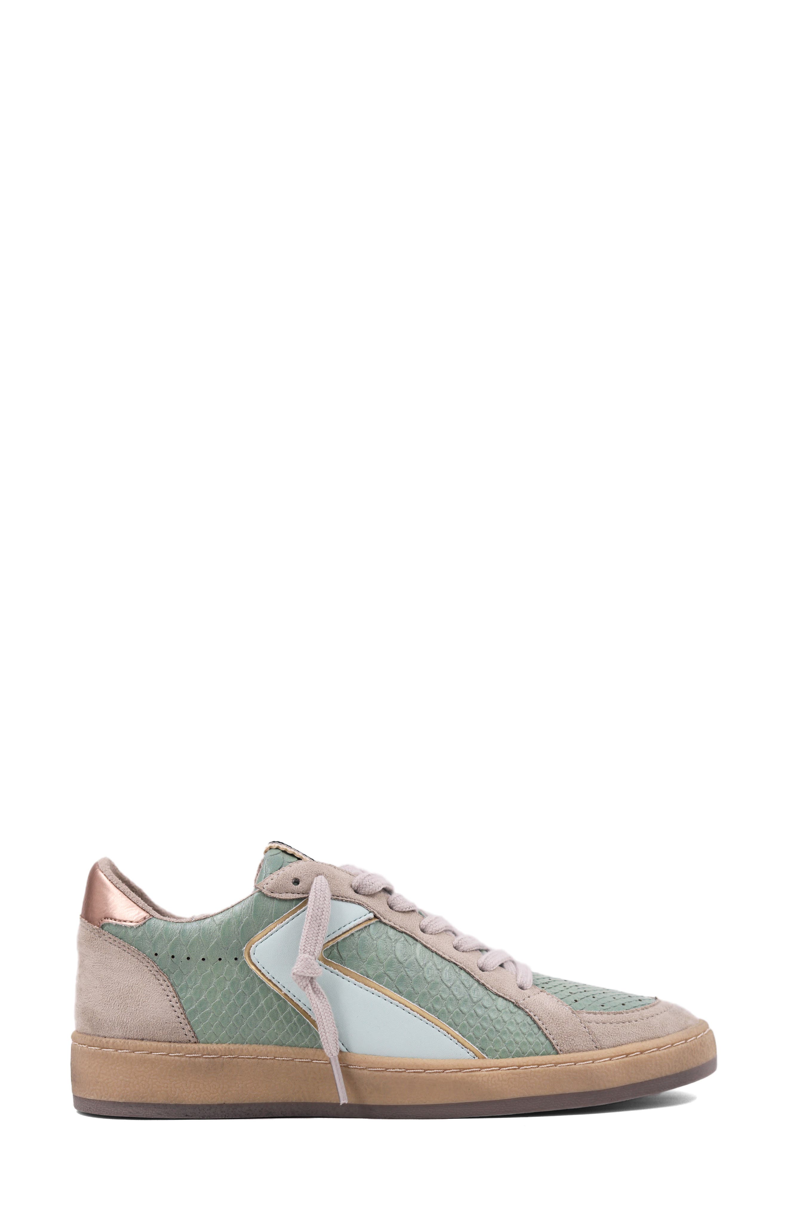 SHUSHOP Salma Low Top Sneaker, Alternate, color, Mint Snake