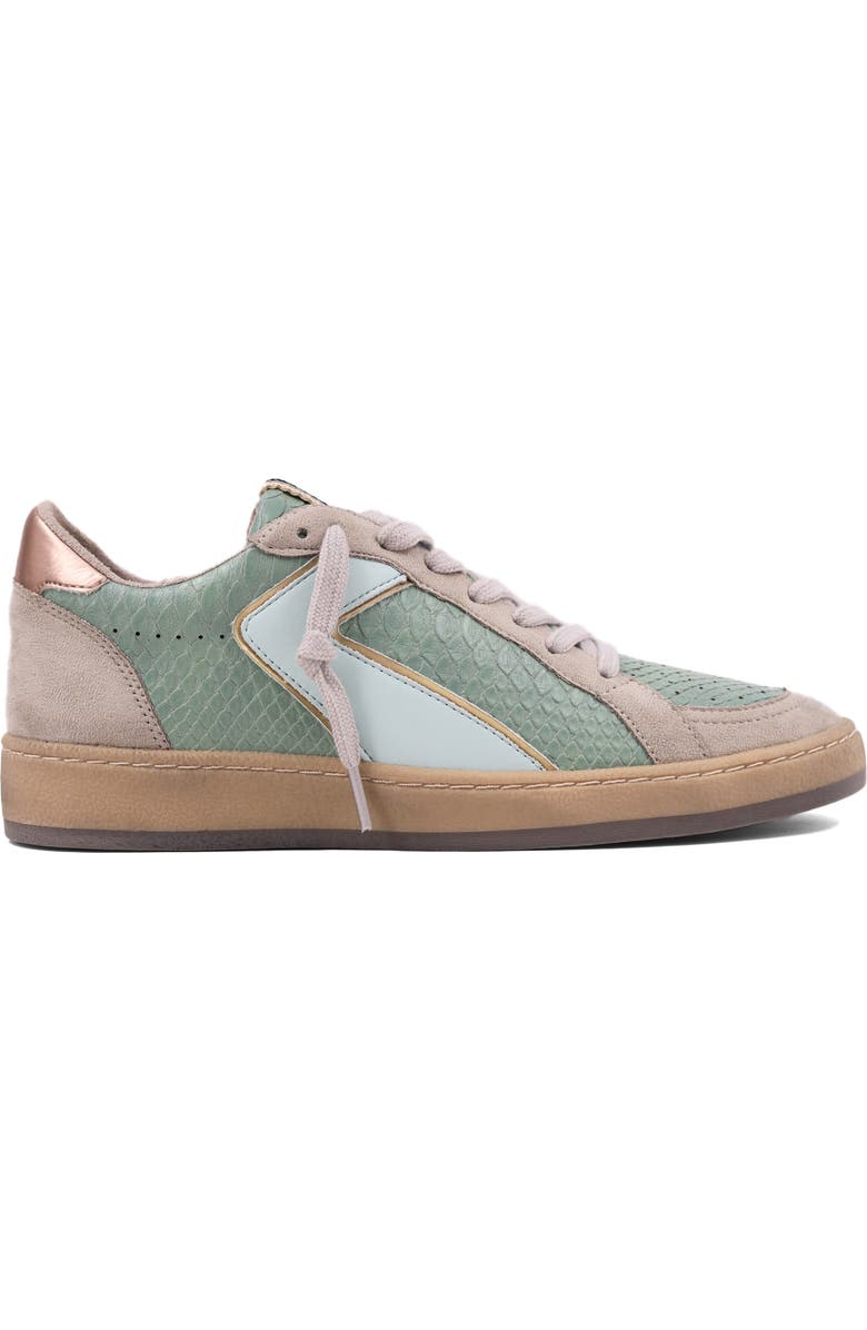 SHUSHOP Salma Low Top Sneaker, Alternate, color, Mint Snake