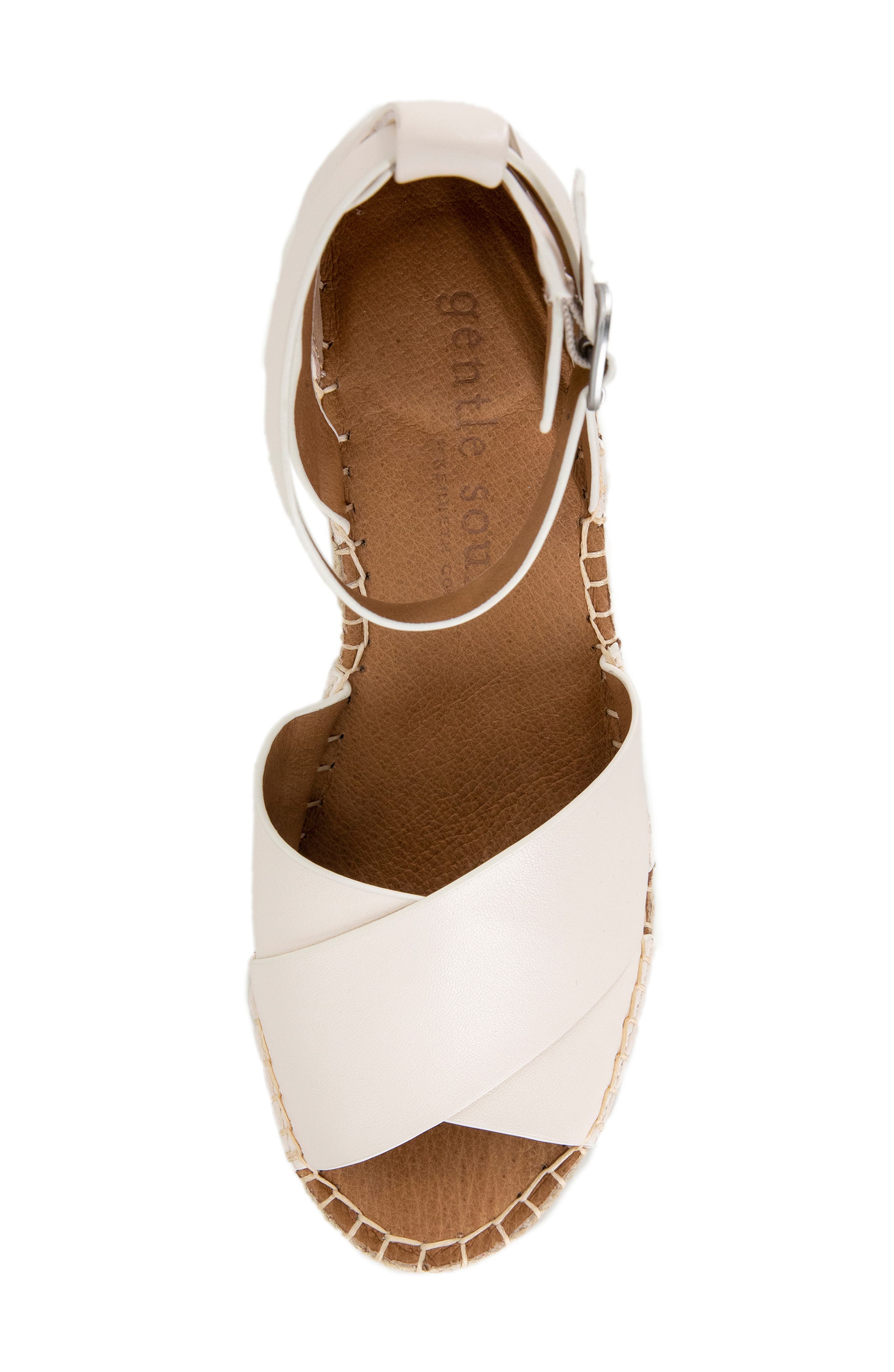 Charli X Wedge Sandal, Alternate, color, OFF WHITE