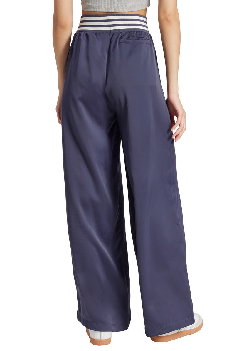 adidas Originals Wide Leg Satin Track Pants, Alternate, color,