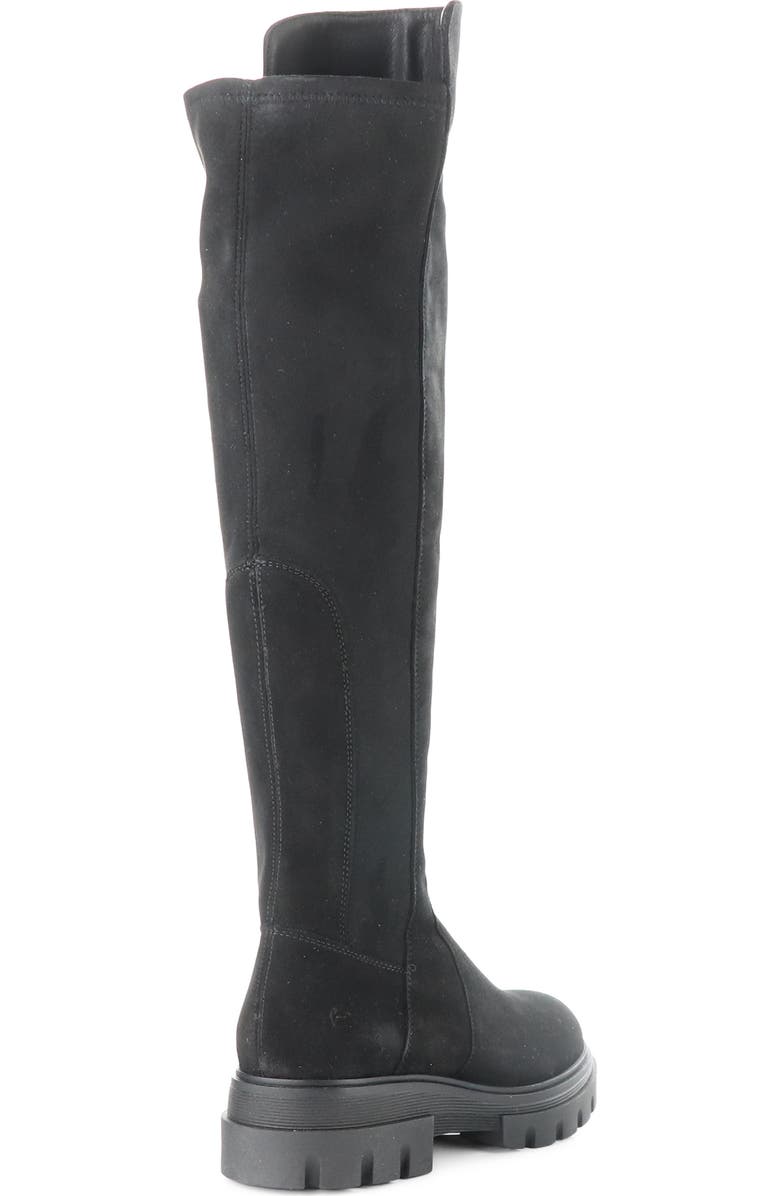 Bos. & Co. Fifth Waterproof Knee High Boot, Alternate, color, Black Suede/ Stretch