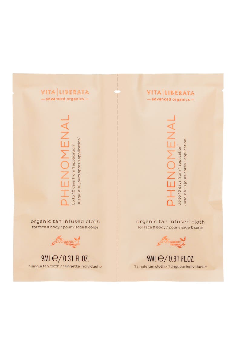 Phenomenal Organic Tan Infused Cloths (Limited Edition), Main, color, NO COLOR