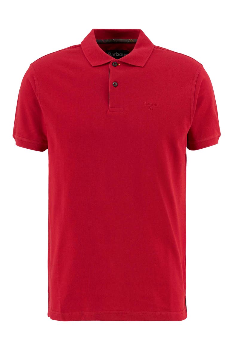Tailored Fit Pima Cotton Polo, Alternate, color, RED