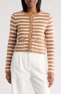 Amanda & Chelsea Stripe Crop Jacket