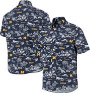 Reyn Spooner Men's Reyn Spooner Navy Michigan Wolverines Classic Button-Down Shirt