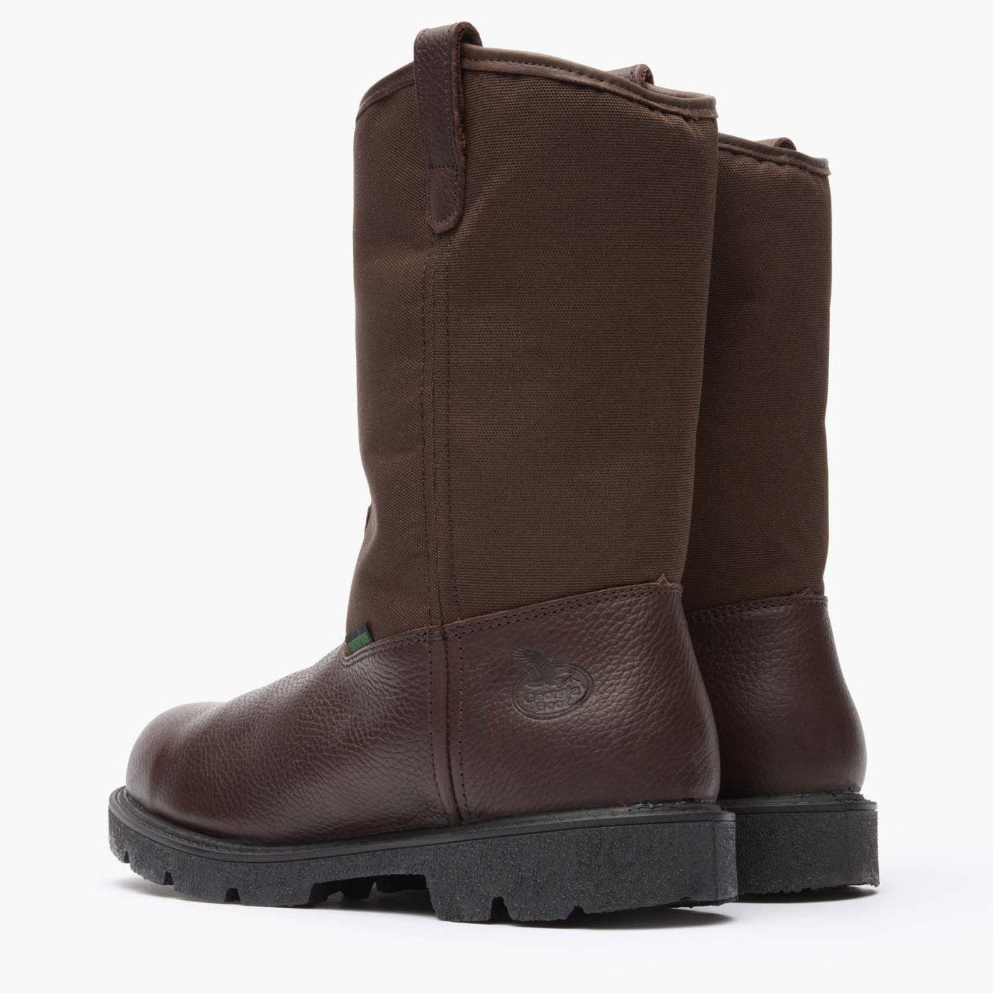 Georgia Boot Homeland Steel Toe Waterproof Wellington, Alternate, color, Brown