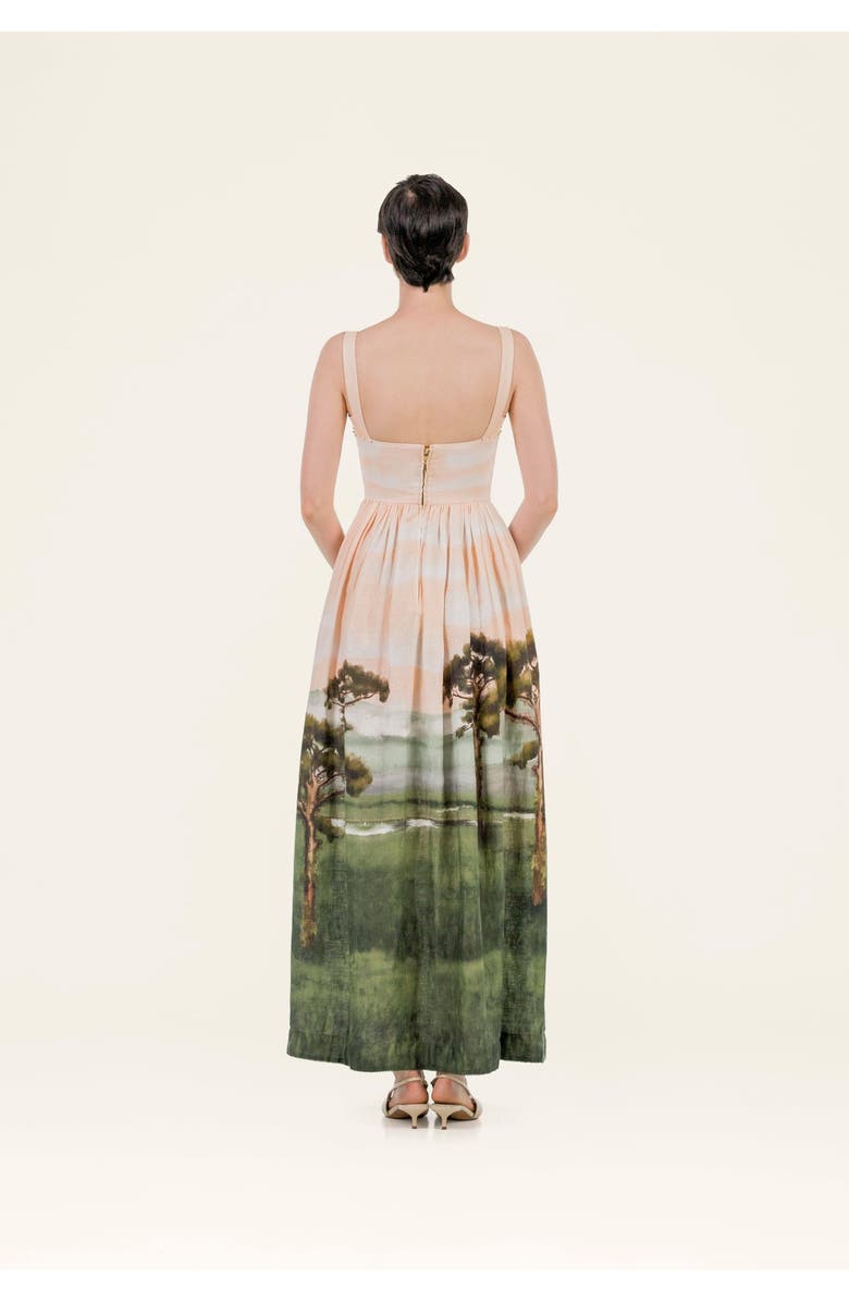Agua by Agua Bendita Jaspe Paraiso Maxi Dress, Alternate, color, Multicolor