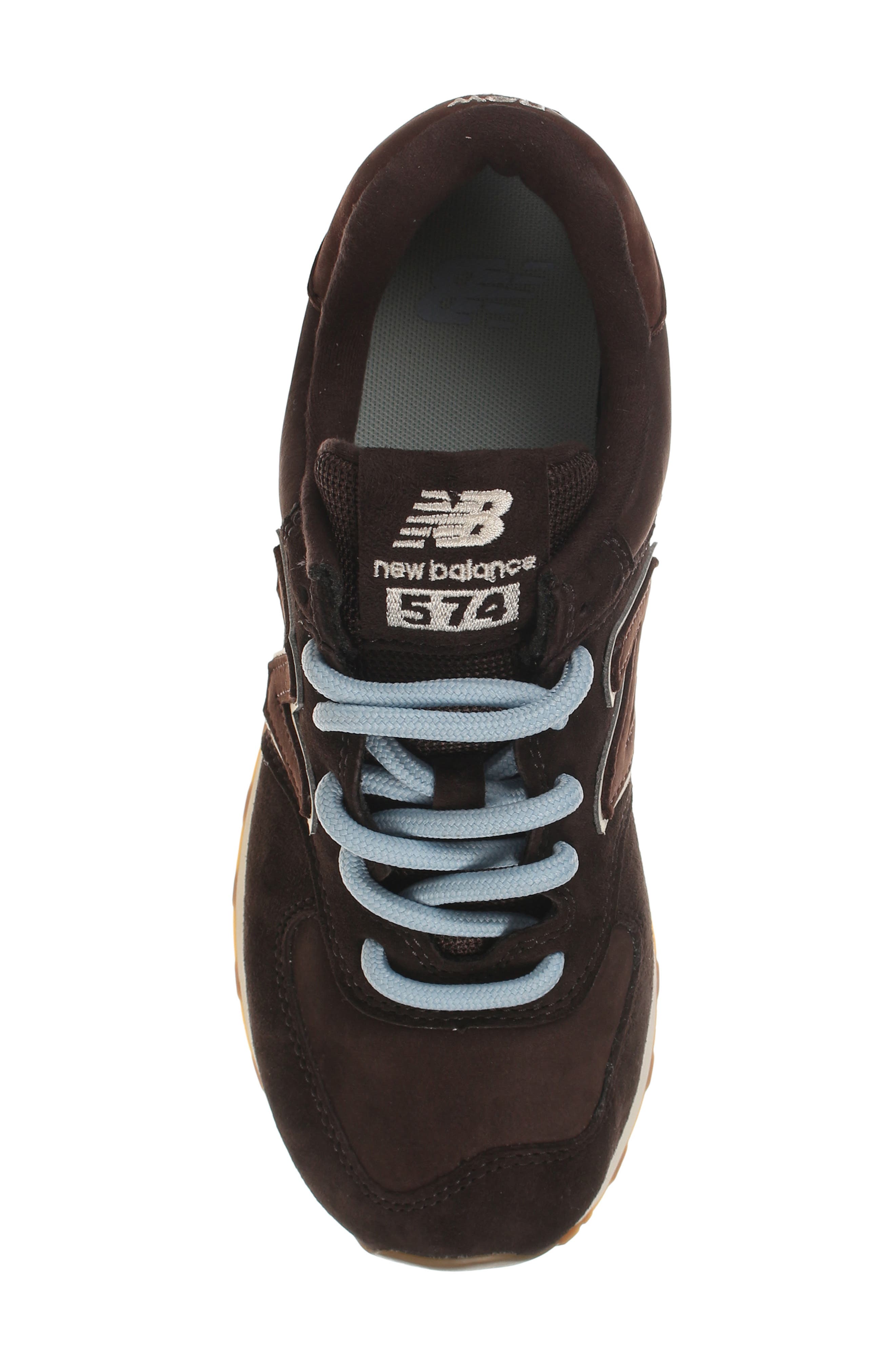 New Balance 574 Sneaker, Alternate, color, Black Coffee/ Angora