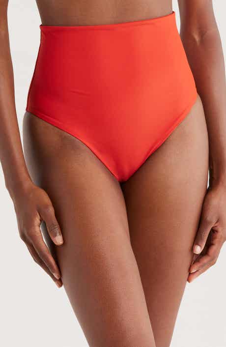 BONDI BORN Faith High Waist Bikini Bottoms