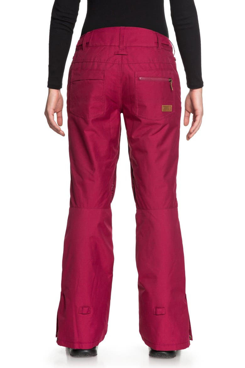 Nadia Snow Pants, Alternate, color, BEET RED