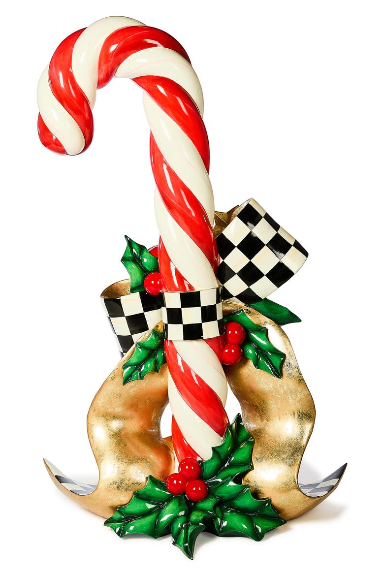 Check it Out Right Candy Cane Trophy, Alternate, color, RED